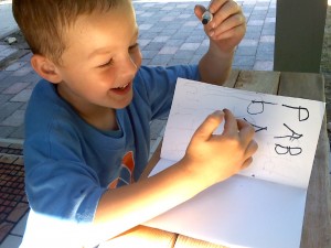 Learning to read and write!